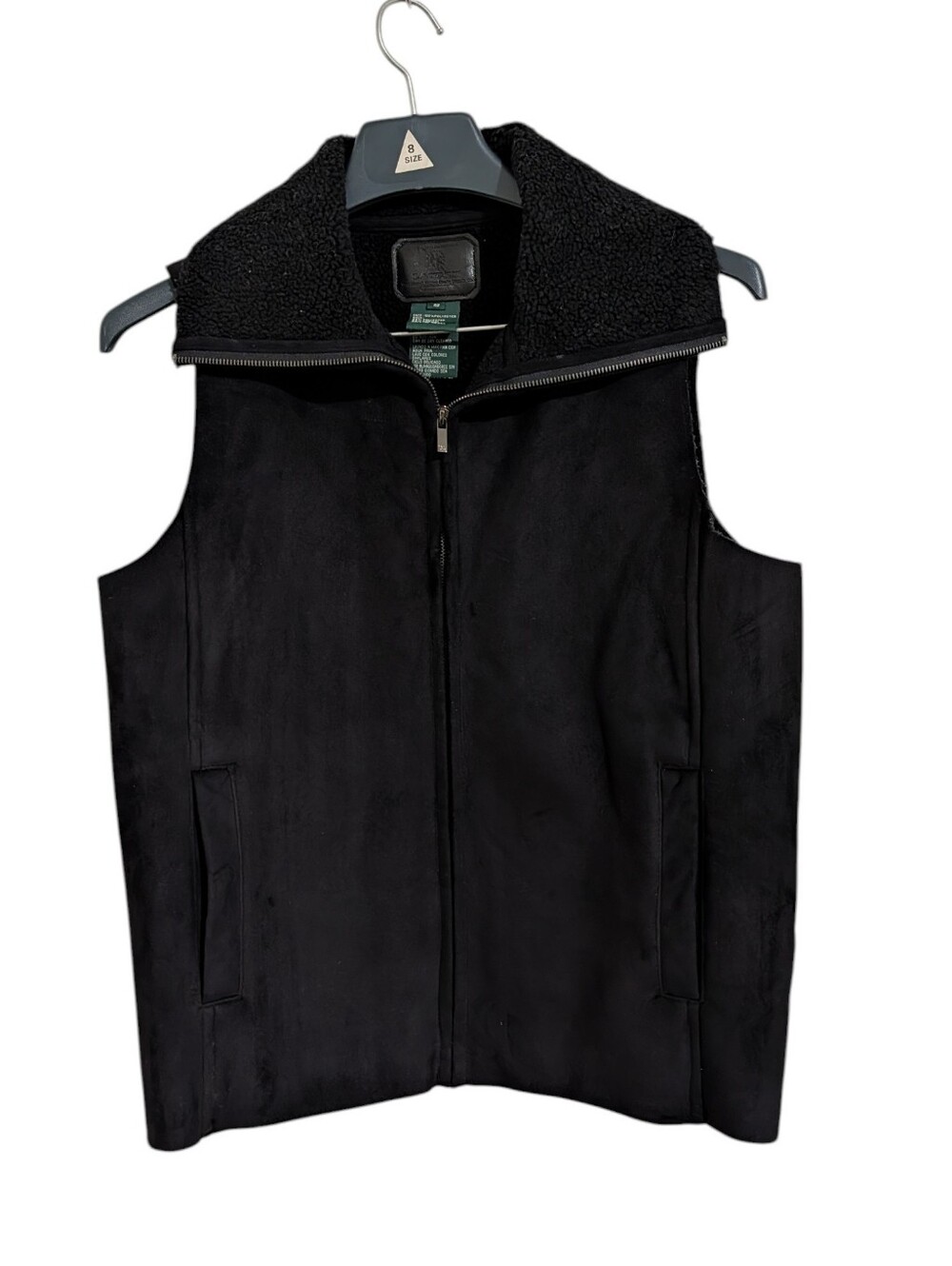 Vintage Ralph Lauren Vegan Suede Sherpa Vest Women's S